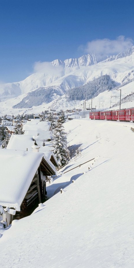 Anreise im Winter mit Zug